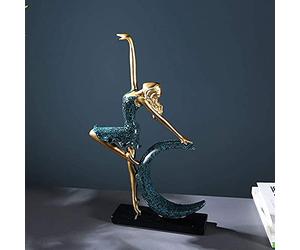 Abstract Moon Goddess Character Creativity Statue Sculpture Figurine Room Decor Resin Crafts Ornement Cadeaux Cabinet à vin personnalisé Villa Salon Porch Wine Cabinet Cabinet (Taille: C)