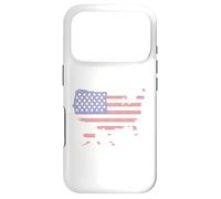 Abstract United States of America Graphic Map with USA Flag Coque pour iPhone 17 Pro