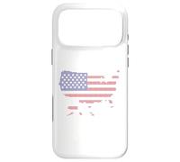 Abstract United States of America Graphic Map with USA Flag Coque pour iPhone 17 Pro Max