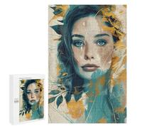 Abstract Woman Portrait Art Print Puzzle 1000 Pièces Educa Jouet en Bois Cadeau Unique Décoration Intérieure Jeu Éducatif Challenge Toy Adultes Et Enfants À Partir De 14 Ans 1000 PCS