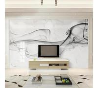 Abstraction Relief Encre De Chine Fumée Art Papier Peint 3d Moderne Soie Texturée Haut De Gamme IdéAl Pour Le Salon Et La Chambre à Coucher-200cm×140cm