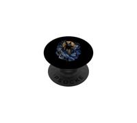 Abstrait Anu gyptien Divinité Bleu Draperie Portrait Icône PopSockets PopGrip Adhésif