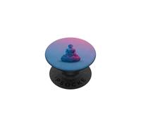 Abstrait Bouddha Fleur de Lotus - Bouddhisme Spirituel Bouddhiste PopSockets PopGrip Adhésif