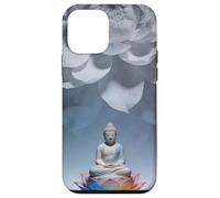 Abstrait Bouddha Fleur de Lotus Minimaliste Bouddhisme Bouddhiste Coque pour iPhone 12 Mini
