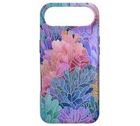 Abstrait Coral Ocean Reef Mosaïque Motif Plongée sous-Marine Bleu Coque pour iPhone Air