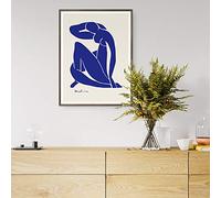 Abstrait Décoration de La Maison Toile Art Peinture Français Henri Matisse Bleu Affiches Hd Imprimer Mur Photo pour Salon Décor 40x50cm (16x20in) Sans Cadre