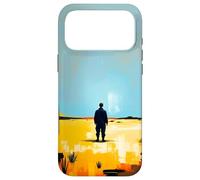 Abstrait Desert Horizon Figurine Solitaire Paysage Art Coque pour iPhone 17 Pro Max