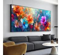 Abstrait Diamond Painting Fleur Diamant Painting Kit Adulte, 5D Painting Diamant 60x120cm Grand, DIY Broderie Diamant Kit Complet, Strass Point de Croix Diamond Art Chambre Murale Décoration Y-479