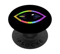 Abstrait Eye RGB Glitch Digital Esthétique Symbole Design Art PopSockets PopGrip Adhésif
