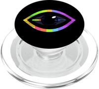 Abstrait Eye RGB Glitch Digital Esthétique Symbole Design Art PopSockets PopGrip pour MagSafe