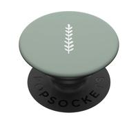 Abstrait Feuilles Motif Botanique Feuille Boho PopSockets PopGrip Adhésif