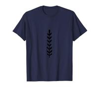 Abstrait Feuilles Motif Botanique Feuille Boho T-Shirt