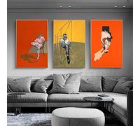 Abstrait homme corps toile peinture Francis Bacon célèbre artiste affiche et impression mur Art photos pour salon décor 40x60cmx3 sans cadre