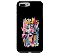 Abstrait Pharaon Peace Graffiti Pop Graphique Portrait Art Coque pour iPhone 7 Plus/8 Plus