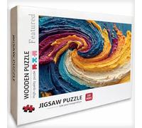 Abstrait Puzzle 6000 Pièces Adultes, Graffiti Puzzle Bois 179x105cm, Adultes Jeu éducatif Défi énigme avec Une Boîte d'emballage Exquise, Jeu Relaxant Détente Collection, Decoration Chambre, 4-5766
