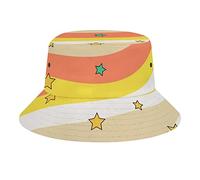 Abstrait Rétro-Moderne (21) Chapeaux De Seau Léger Chapeaux De Visière Respirant Bucket Hat pour Été Hommes Sports