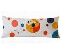 Abstrait Taie Oreiller 40x145 cm Graffiti Housse Traversin 145 x 40 cm Set de 1 Coussin Grossesse, Douce et Confortable avec Fermeture éclair Oreiller de Corps pour Canapé Lit Coussin Long J0-56