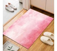 Abstrait Tie Dye Géométrique Rouge Tapis Salon 60x90cm Tapis Chambre Lavable en Machine CarpetTie Dye Oblique Grande Moderne Doux Antidérapant pour Salle à Manger, Cuisine, Chambre à Coucher