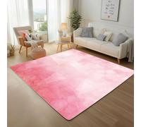 Abstrait Tie Dye Géométrique Rouge Tapis Salon Lavable 60x110cm Poil Ras Carpet Tie Dye Oblique Rectangulaire Carpet Intérieur Extérieur Dessous Tapis Antidérapant Moquette Chambre, Descente de Lit