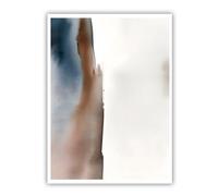 abstrait tons neutres toile art mural contemporain minimaliste grande peinture impressions photos affiches murales pour chambre à coucher décoration intérieure 85x100cm sans cadre