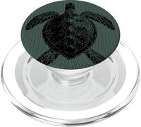 Abstrait Tortue Mer Animal Tortues Amoureux Animaux Océ PopSockets PopGrip pour MagSafe
