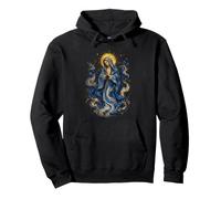 Abstrait Vierge Marie Prière Catholique Sacré Art Sweat à Capuche