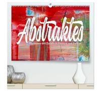 Abstraktes - Harmonie des Zufalls in Formen und Farben (hochwertiger Premium Wandkalender 2026 DIN A2 quer), Kunstdruck in Hochglanz: Kalender zum Thema abstrakte Malerei