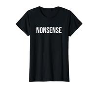 Absurdité T-Shirt Graphique avec Valeur, Femme, Noir, XS