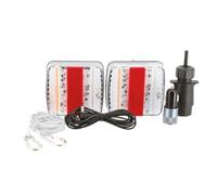 Abtech Coffret de 2 lanternes feu LED magnétiques WiFi sans Fil