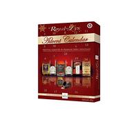 Abtey Chocolatier Royal des Lys Prestige Liqueurs au chocolat noir Premium Calendrier de l'Avent 24 jours Rouge 290 g