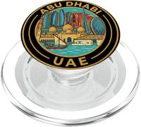 Abu Dhabi Emirats Arabes Unis Souvenir de Voyage Rond Cadeau Touristique PopSockets PopGrip pour MagSafe