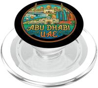 Abu Dhabi Emirats Arabes Unis Voyage Souvenir City Landmark Tourist Gift PopSockets PopGrip pour MagSafe