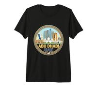 Abu Dhabi Emirats Arabes Unis Voyage Souvenir City Landmark Tourist Gift T-Shirt Haut de Gamme