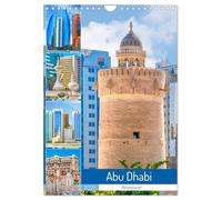 Abu Dhabi - Reiseplaner (Wandkalender 2026 DIN A4 hoch), CALVENDO Monatskalender: Hauptstadt der Vereinigten Arabischen Emirate im Persischen Golf.
