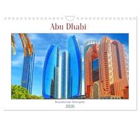 Abu Dhabi - Une métropole enchanteresse, Version française (Calendrier mural 2026 DIN A4 portrait), Calendrier CALVENDO mensuel
