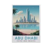 Abu Dhabi United Arab Emirates，Puzzle 1500 Pieces Paper Puzzle Adult Children's Educational Toy Family Decompression Game（57x87cm）-EU89