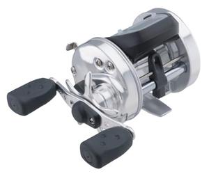 ABU GARCIA Ambassadeur S Moulinet conventionnel, Taille 6500 (1400536), 2 roulements à Billes Multi-Stop en Acier Inoxydable pour Un Fonctionnement Fluide, Durable et léger, Argent