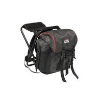 Abu Garcia Basic Pêche Sac à Dos avec Chaise intégrée - Sac à Dos léger et résistant à l'eau pour Les pêcheurs, Le Camping et Les Aventures en Plein air, Disponible en