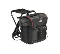 Abu Garcia Basic Pêche Sac à Dos avec Chaise intégrée - Sac à Dos léger et résistant à l'eau pour Les pêcheurs, Le Camping et Les Aventures en Plein air, Disponible en