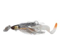 Abu Garcia Beast Bladed Jig Leurre | Leurre Personnalisable pour la pêche des prédateurs | Lame poussant l'eau et hochet Interne | Leurre pour brochet et prédateurs | Options Multiples