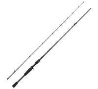 Abu Garcia Veritas Baitcasting Canne à pêche Bait | Canne à leurre pour prédateurs d'eau Douce | Blank en Carbone à Action Rapide | | Poignée EVA Haut de Gamme | Légère et Sensible | 2,13 m | 14-60 g