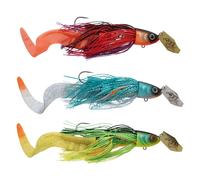 Abu Garcia Beast Bladed Jig Leurre de pêche | Leurre Personnalisable pour la pêche des prédateurs | Lame poussant l'eau et hochet Interne | Leurre pour brochet et prédateurs | GA on