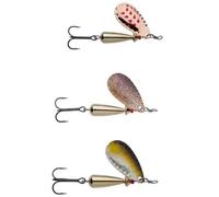 Abu Garcia Droppen Spinner Leurre | Spinner en Ligne Ultra-Efficace pour la Perche, Le brochet, Le chevesne et la Truite | Pêche des prédateurs en Eau Douce | Argent, 4,4 cm