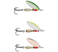 Abu Garcia Droppen Vide Spinner Leurre | Cuiller tournante à Faible résistance pour la pêche en amont | Matériel de pêche ultraléger pour la Truite, la Perche et l'ombre | Orange Copper Holo, 5,5 cm