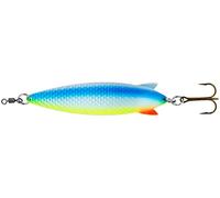 Abu Garcia Cuillère de Pêche Ondulante Toby Salmo 30 g Blue-Silver-YE Leurre Métal Truite Spinning Trout Area