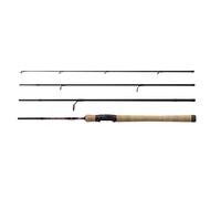 Abu Garcia Diplomat - Cannes à pêche de Voyage V2, conçues pour être emballées de Petite Taille pour Un Transport Facile, Blanc Carbone 24T, Actions modérées à Rapides, Gamme de Poids de Lancer pour