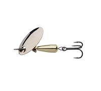 Abu Garcia Droppen Bugga Spinner Leurre| Cuiller tournante Polyvalente pour la Perche, la Truite et l'omble | Récupération Lente ou Rapide | Matériel de pêche ultraléger pour Eau Douce | Zèbre, 5 cm