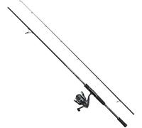 Abu Garcia Fast Attack Pro 210 5-21 g Perche Spin Combo, Combo Spinning pour la pêche des prédateurs, Noir