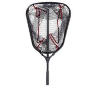 ABU GARCIA Spike épuisette Noire, 60 x 50, Flottante et téléscopique pour sécuriser Les carnassiers brochets, sandres et perches