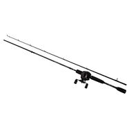 Abu Garcia Lot de cannes et moulinets baitcast Gen Ike Profil bas Violet/Noir 1,98 m 10-30 g